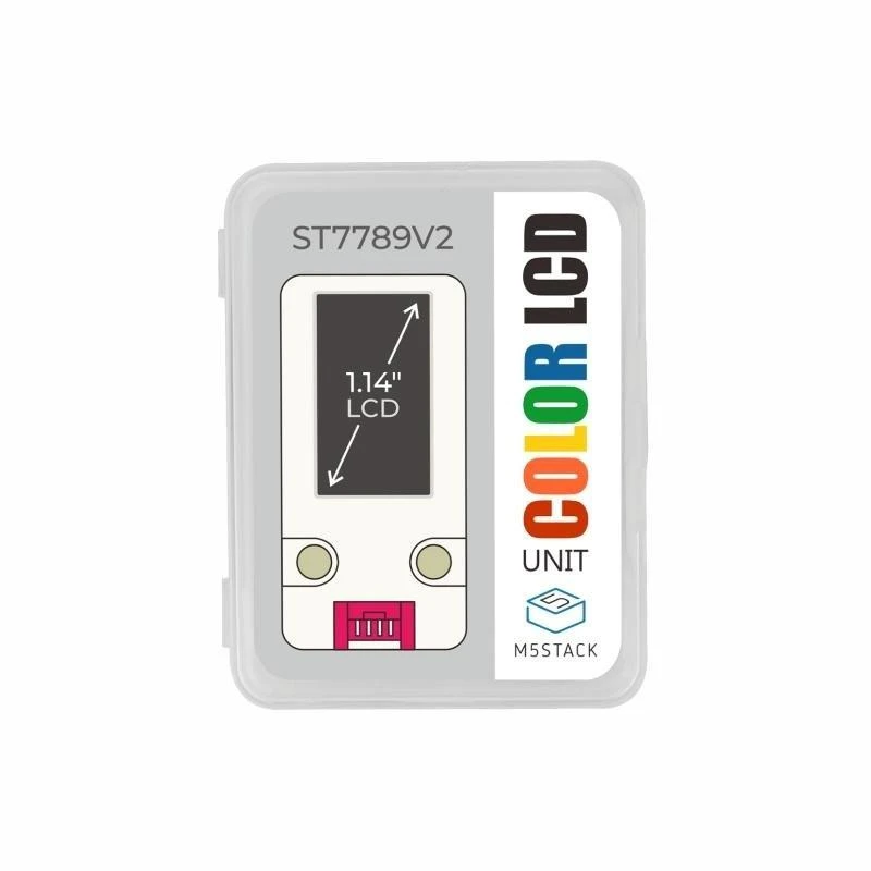 1.14” 135x240px LCD ekranas - išplėtimo modulis M5Stack kūrimo modulių blokas
