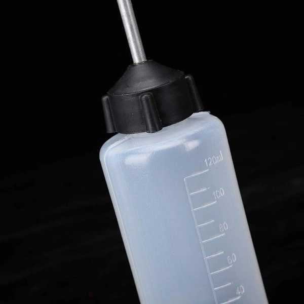 Oem 120 ml buteliukas su aplikatoriumi - talpykla skysčiams dozuoti