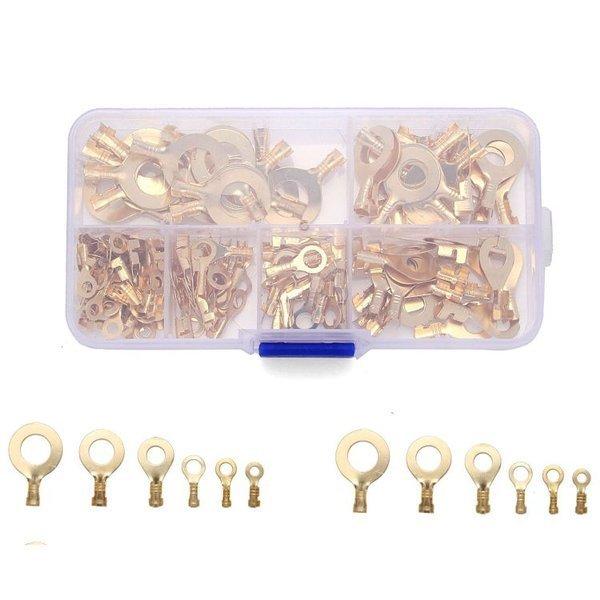 Oem 150 vnt rinkinys - Žiedinė jungtis, neizoliuota - laido galas M3 M4 M5 M6 M8 M10