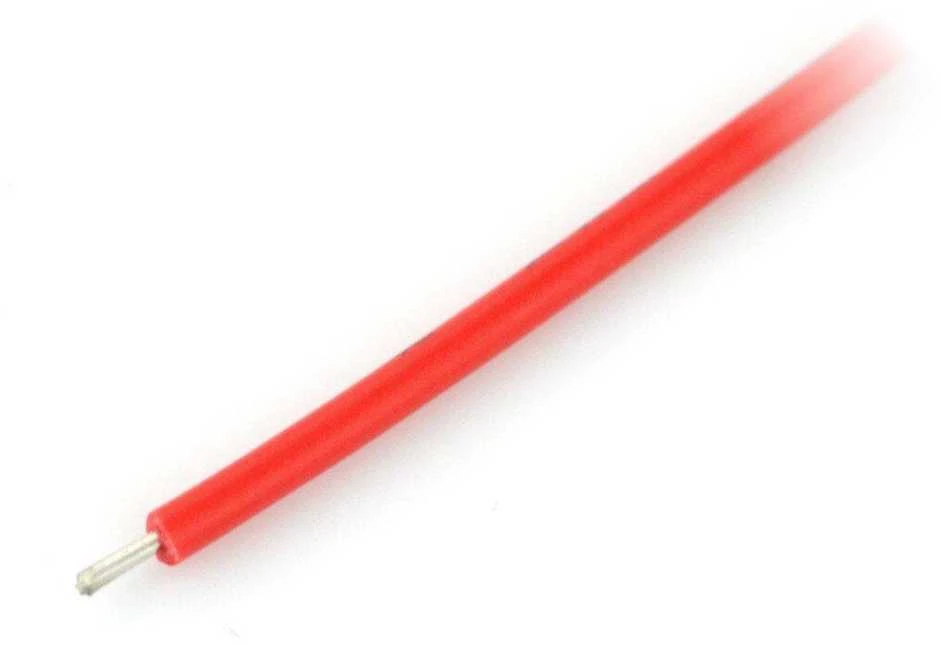 Oem 15cm raudonų laidų rinkinys - 100 vnt