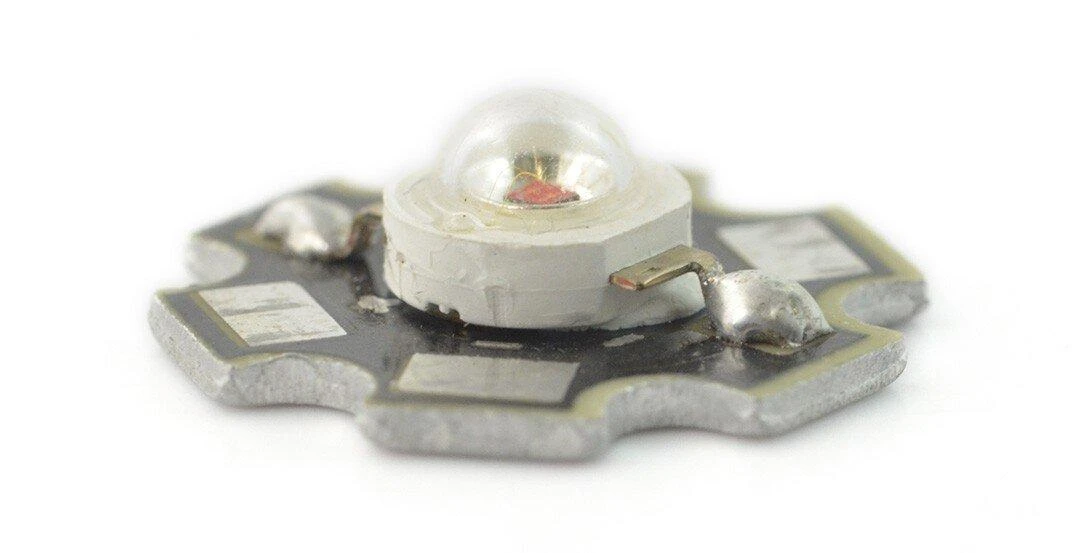 Oem 1W IR maitinimo LED žvaigždė - infraraudonųjų spindulių 940 nm su radiatoriumi