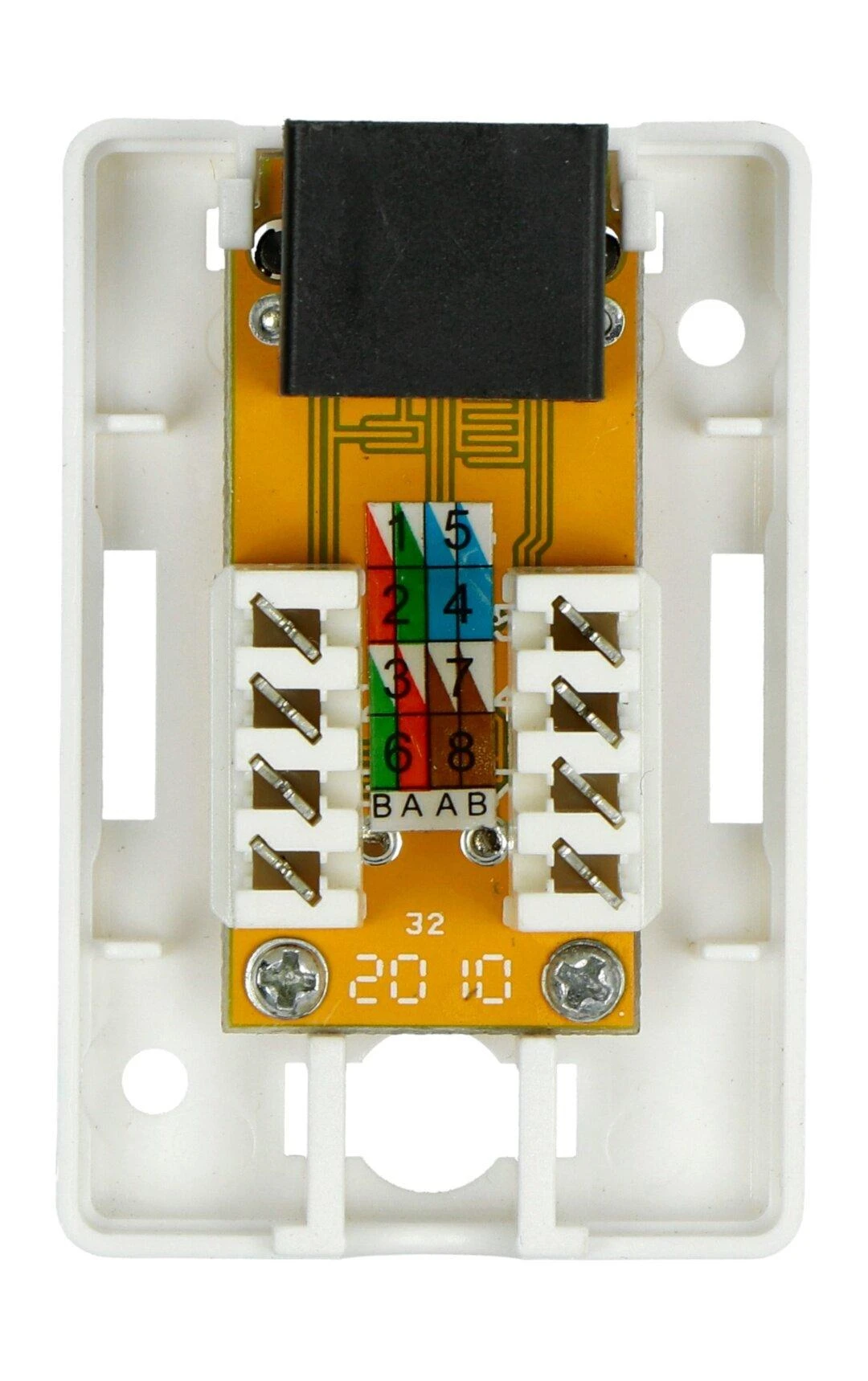LANBERG OU5-0001-W UTP Data Box 1 prievado RJ45 neekranuotas kat. 5E