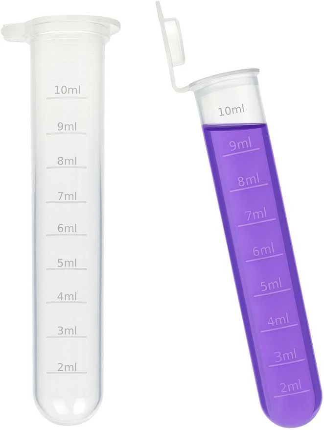 2 ml rotorinis mėgintuvėlis (10 vnt.) - mėgintuvėlis su dangteliu ir matavimo puodeliu - PGR mėgintuvėlis