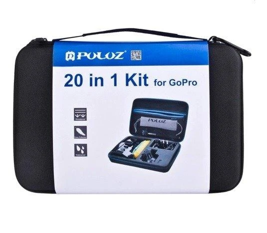 20 Puluz priedų rinkinys sporto kameroms PKT11