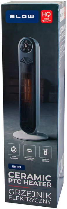 44-905# Nagrzewnica grzejnik 2000w blow eh-03 su pultu