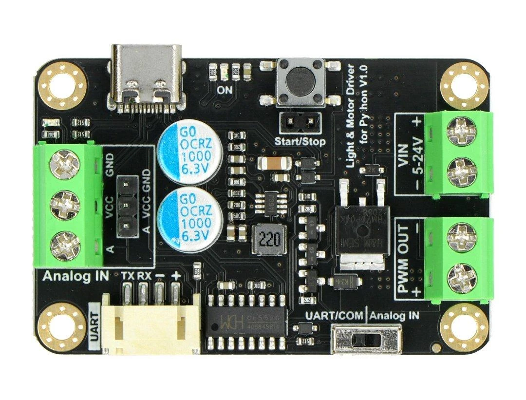24V/10A PWM/USB variklio valdiklis – DFRobot DRI0050