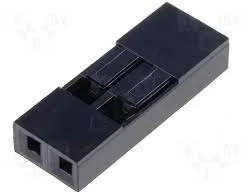 2 kontaktų 2.54 mm jungtis su dangteliu