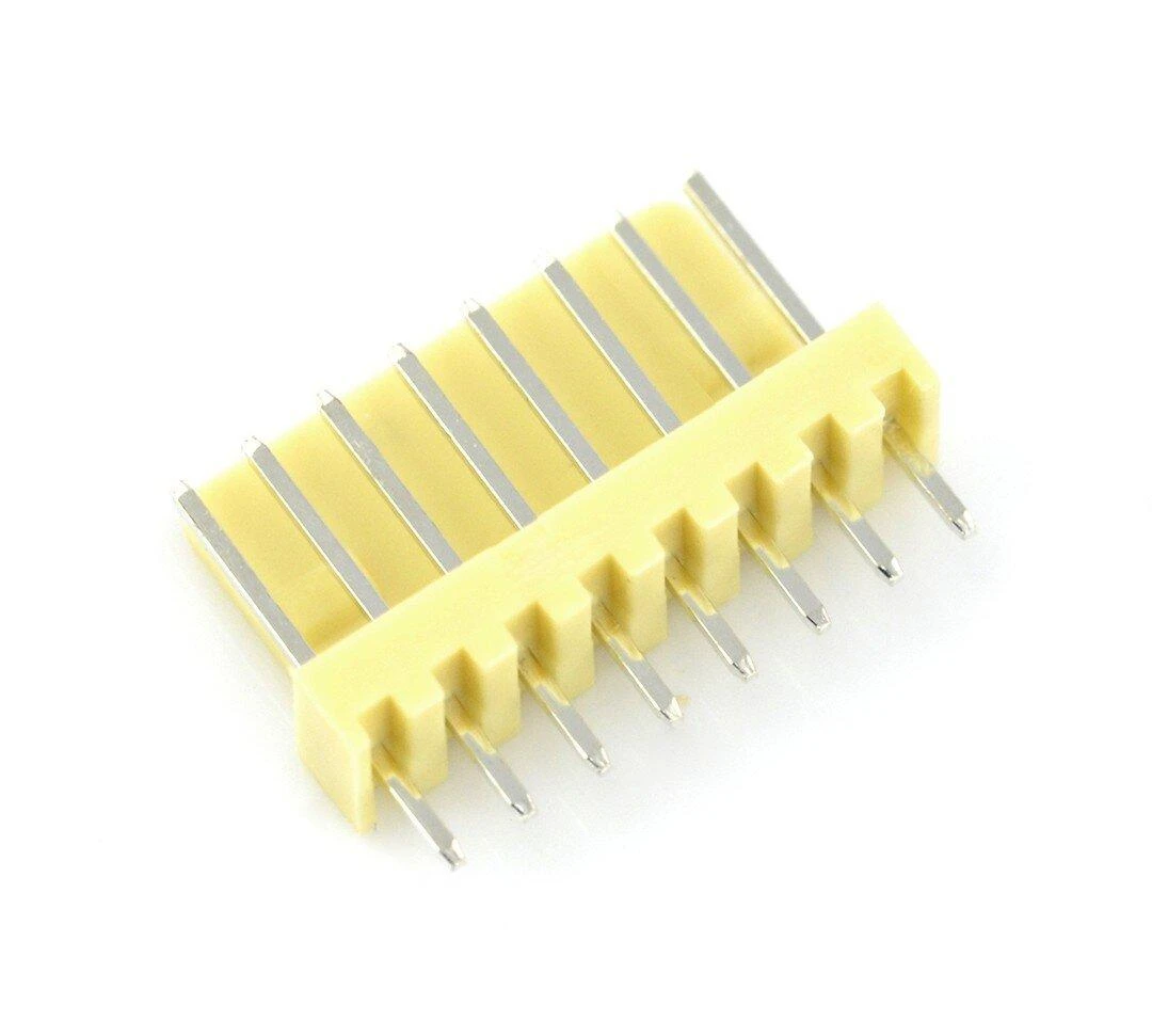 8 kontaktų kampinė 2.54 mm jungtis