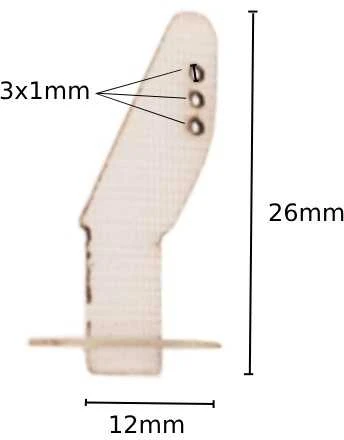 26 mm vairo svirtis - prisukama + M2 varžtai - T formos strypas