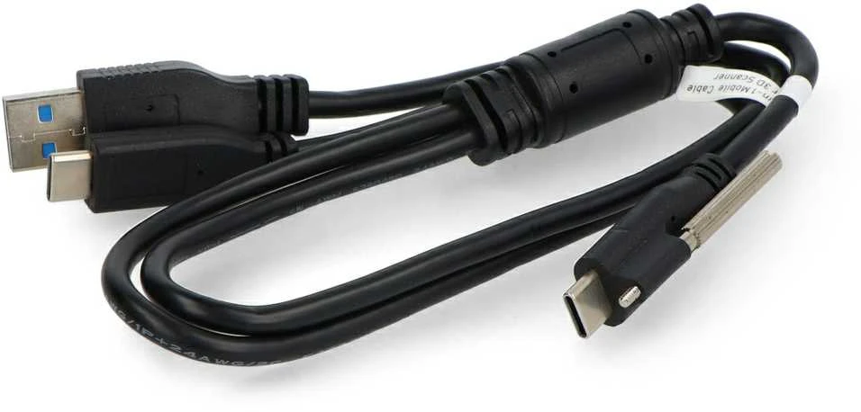 Dymo 2in1 laidas su USB-A ir USB-C jungtimis