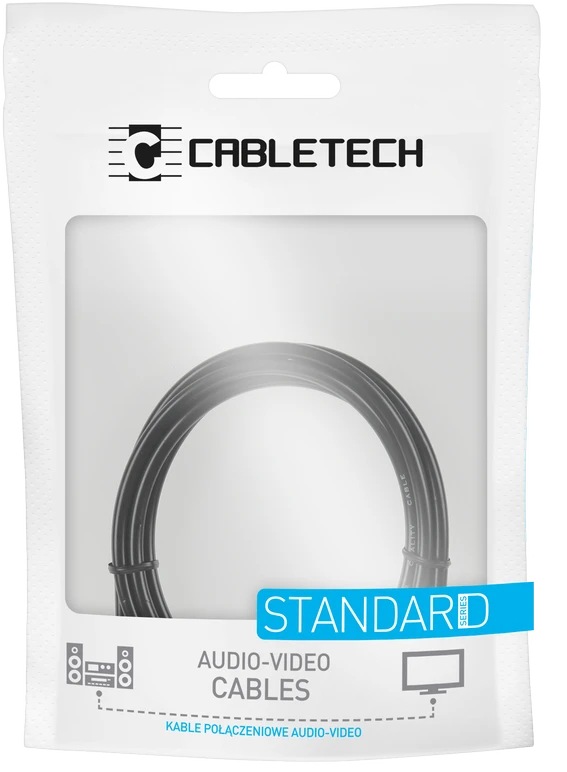 2RCA kabelis pakuotėje 1.8 m