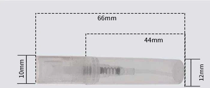 Oem 3 ml purškimo buteliukas – mini kvepalų purškimo buteliukas.