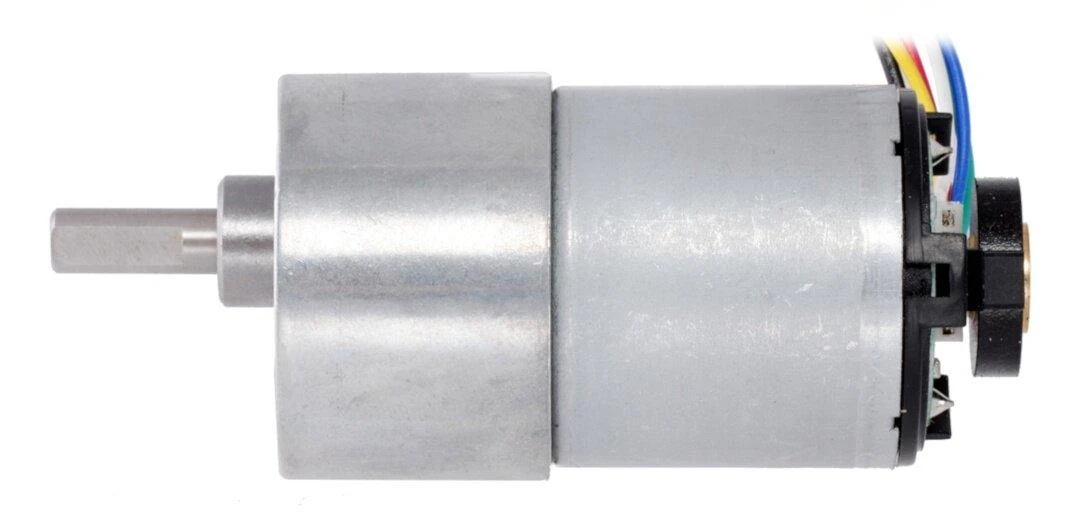 30:1 metalinis variklis 24V 37Dx68L 330RPM su 64 CPR enkoderiu, Pololu 4692