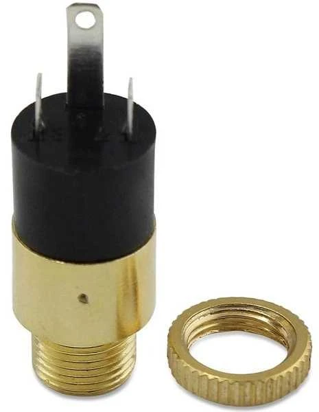 PJ-392 3.5 mm lizdas su tvirtinimo veržle