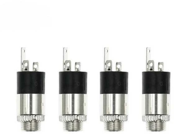 Keturi 3.5 mm lizdai PJ-392 su metaline veržle