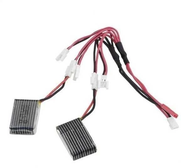 Oem 3.7 V 1-in-5 įkroviklio laidas (Molex 51005 kištukas), skirtas Sym ir Walker mini dronams