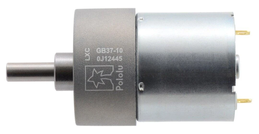 DC variklis su 30:1 pavara ir metaliniu velenu