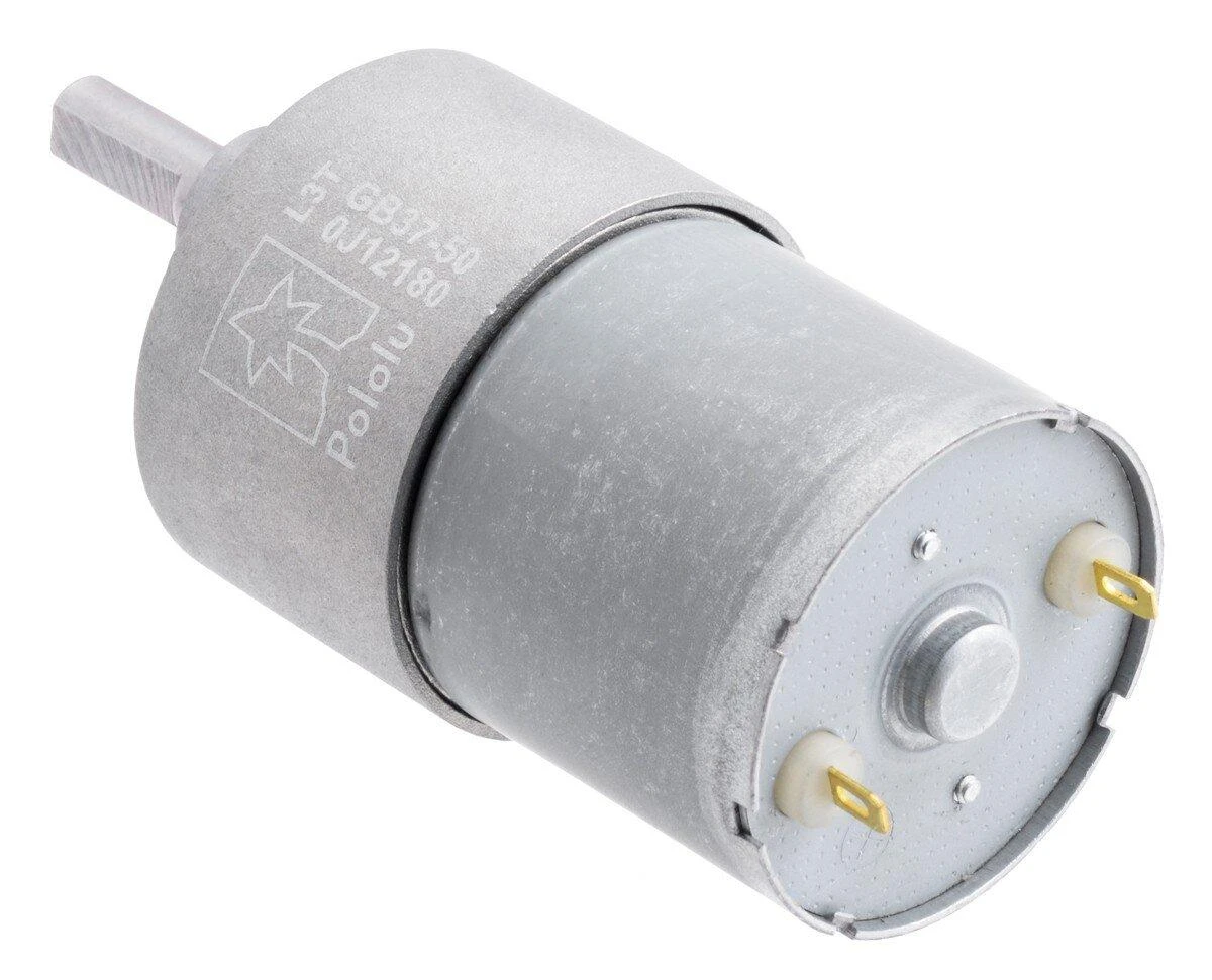37Dx54L variklis su 50: 1 pavara 12V 200RPM - Pololu 4743