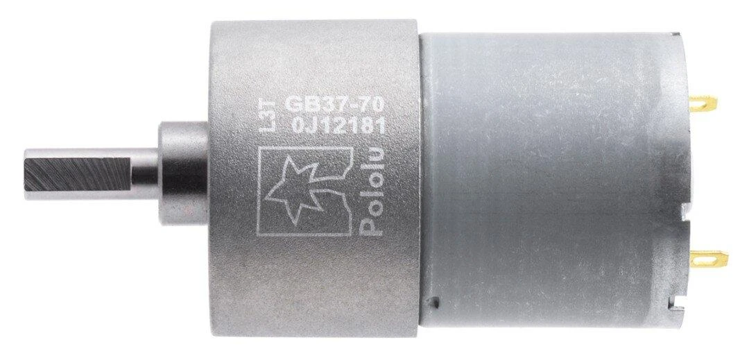 Pololu pavarų variklis 37D su metaliniu korpusu