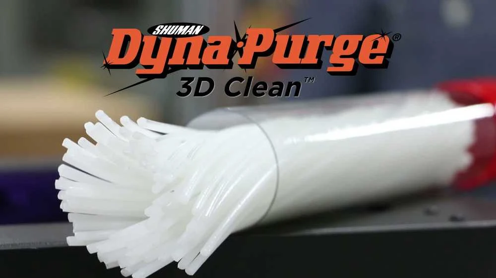 Dyna-Purge valymo lazdelės cilindrinėje pakuotėje