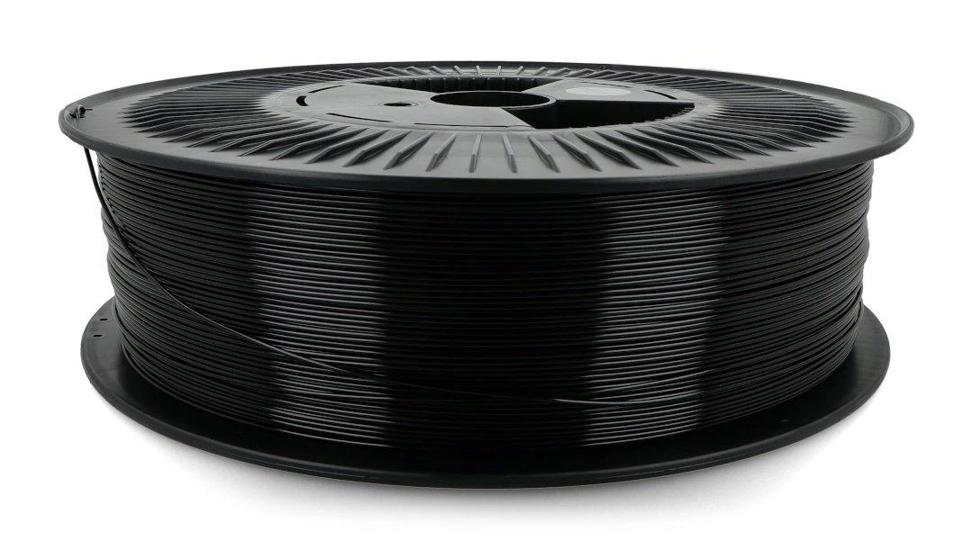 Juodas PLA 3D plastikas 5kg rite
