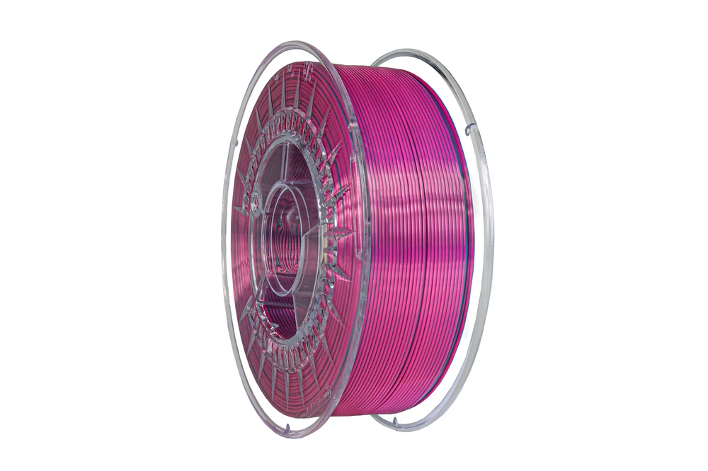 Devil Design Silk Dual 1.75mm rožinės spalvos ritė