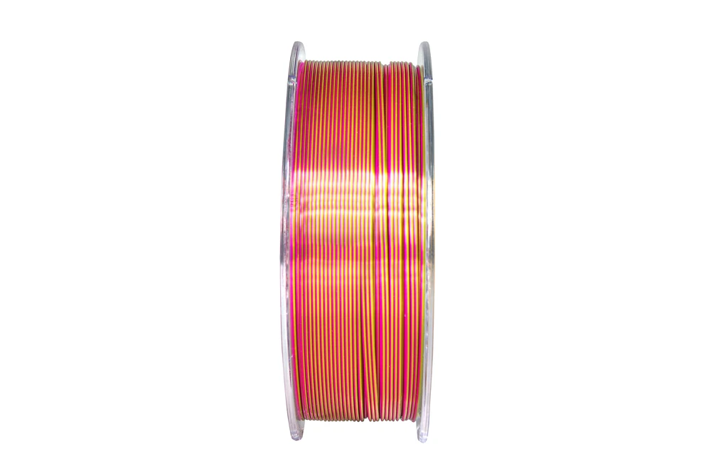 Devil Design Silk Dual gija - rožinis ir auksinis profilis