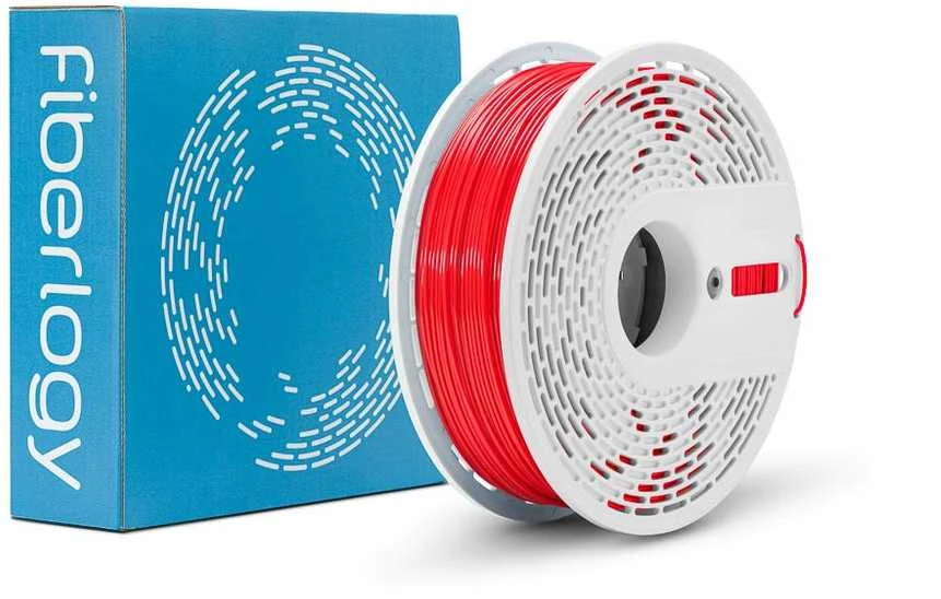 3D plastikas Fiberlogy Easy PET-G 1.75mm 0.85kg – Raudona