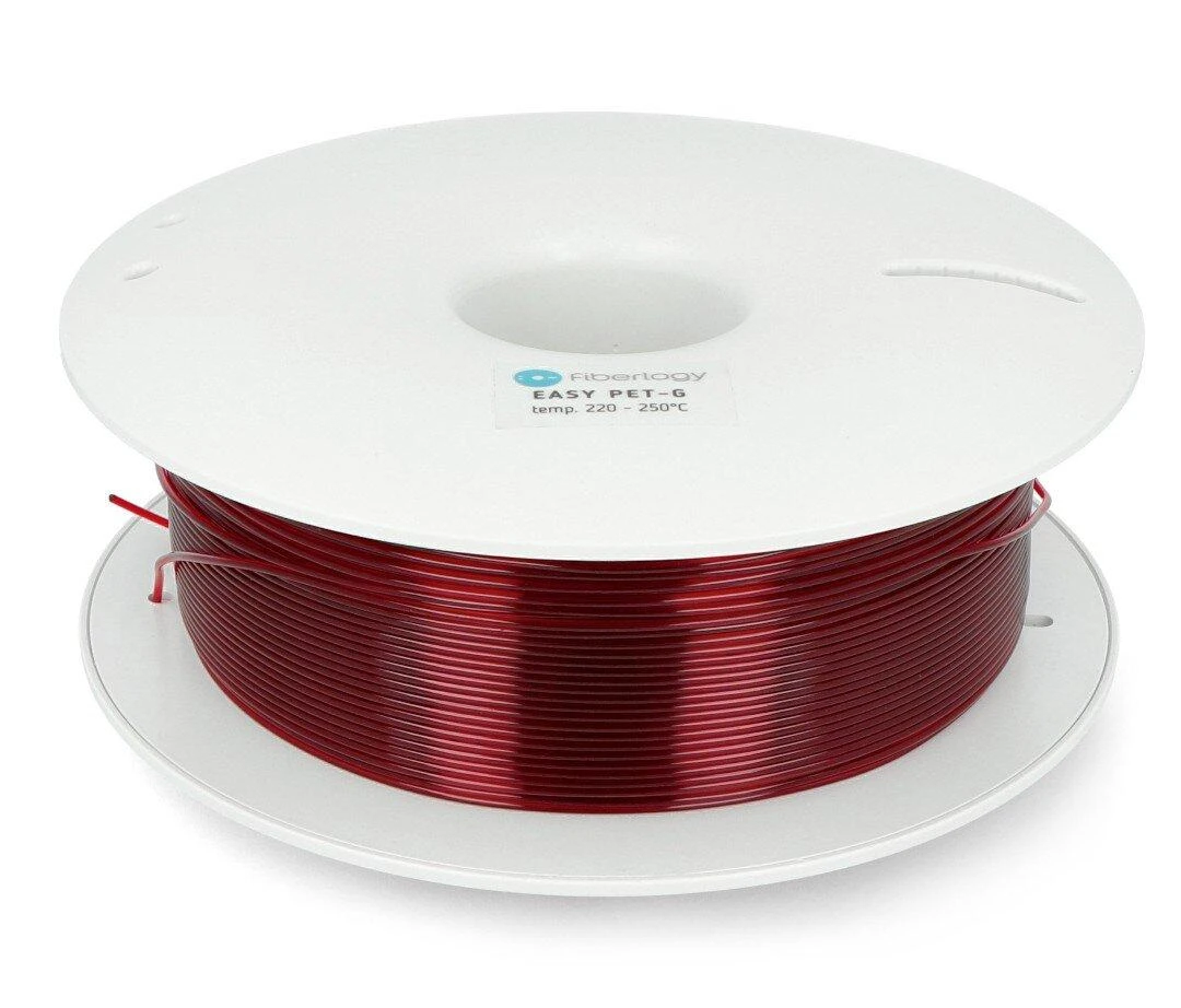 Fiberlogy Easy PET-G bordo gija ant ritės