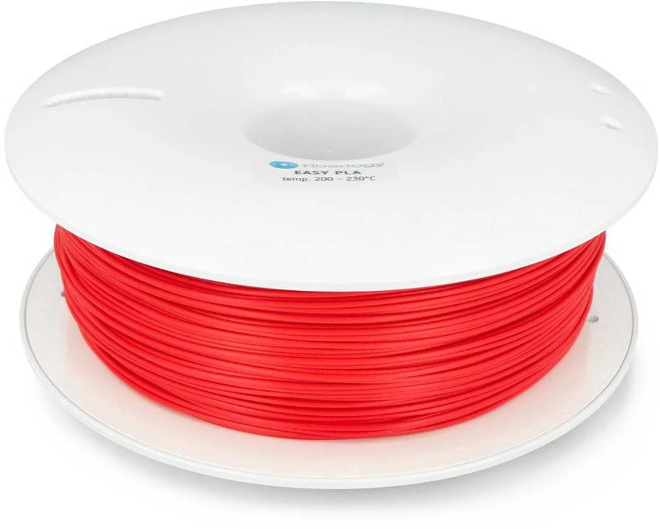 3D plastikas Fiberlogy Easy PLA 1.75mm 0.85kg – Raudona