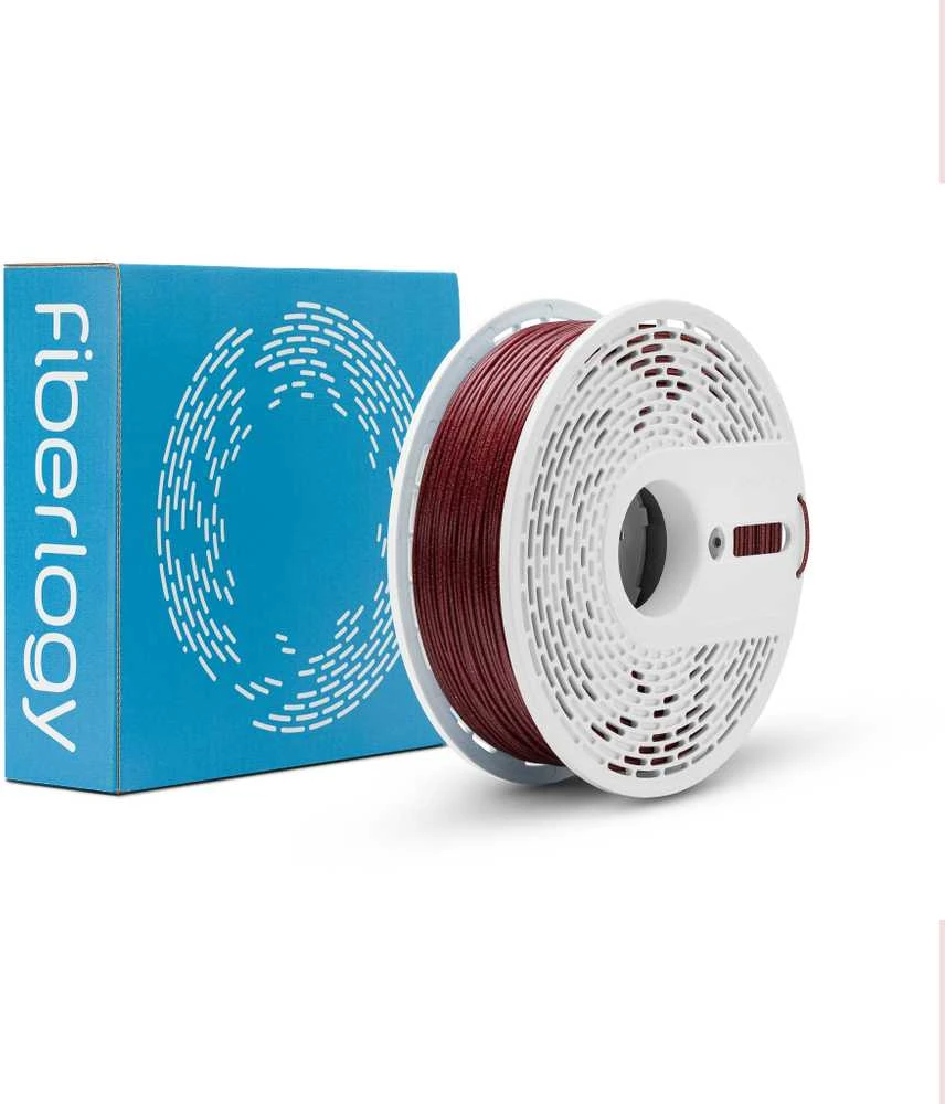 3D plastikas Fiberlogy Easy PLA 1.75mm 0.85kg - Ruby Raudona