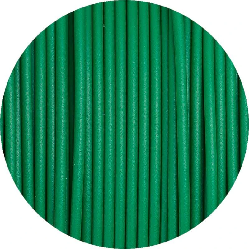 Fiberlogy Easy PLA Irish Žalias – siūlų tekstūros stambus planas
