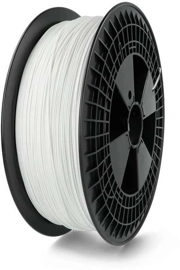 Fiberlogy Easy PLA – balta 3D plastiko ritė 2.5kg