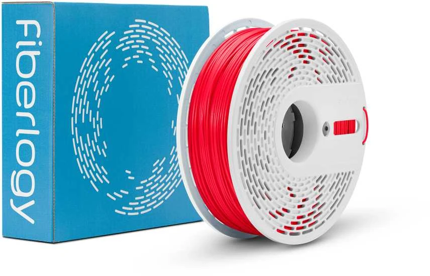Fiberlogy Impact PLA raudonas 3D siūlas ritėje