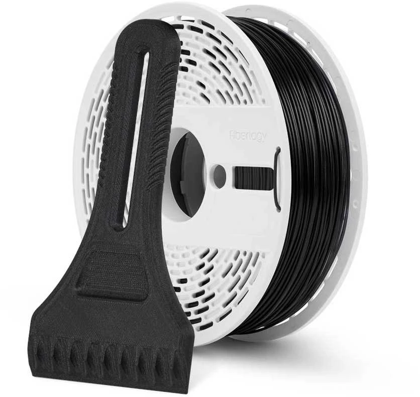 3D plastikas Fiberlogy Matte ASA 1.75mm 0.75kg – Juodas