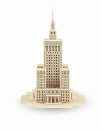 Mineral PLA 3D atspaustas pastato modelis