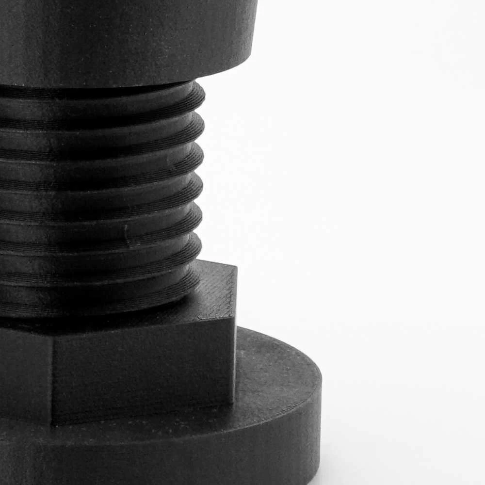 3D plastikas Fiberlogy PLA CF 1.75mm 0.85kg – Juodas