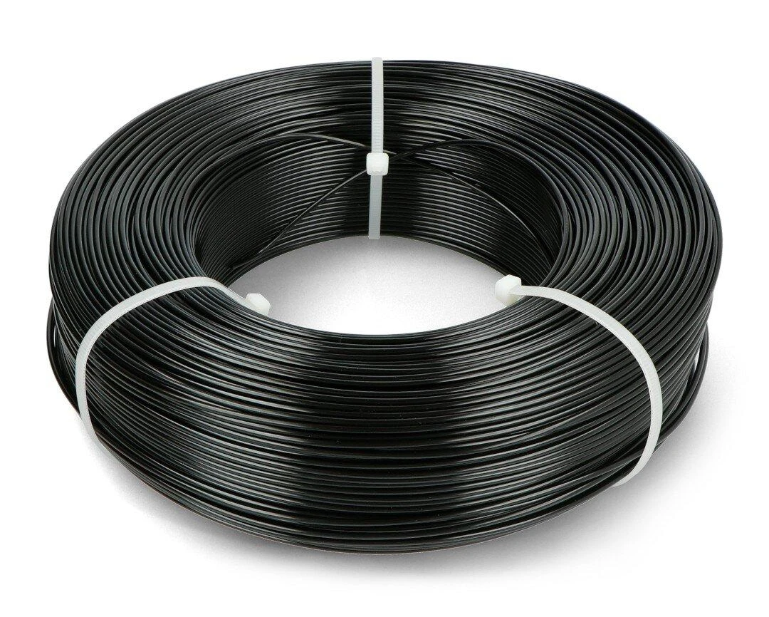 Fiberlogy PET-G juodas siūlas be ritės