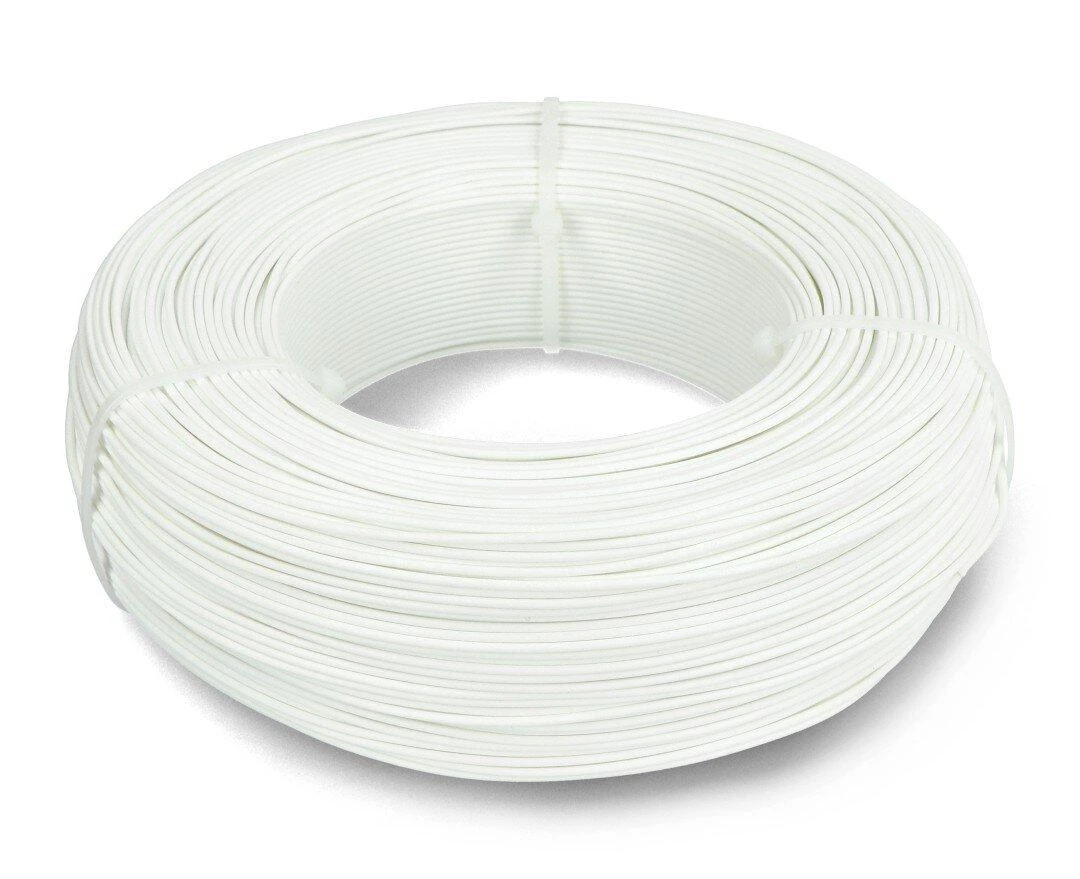 Fiberlogy Easy PLA baltas papildymas be ritės