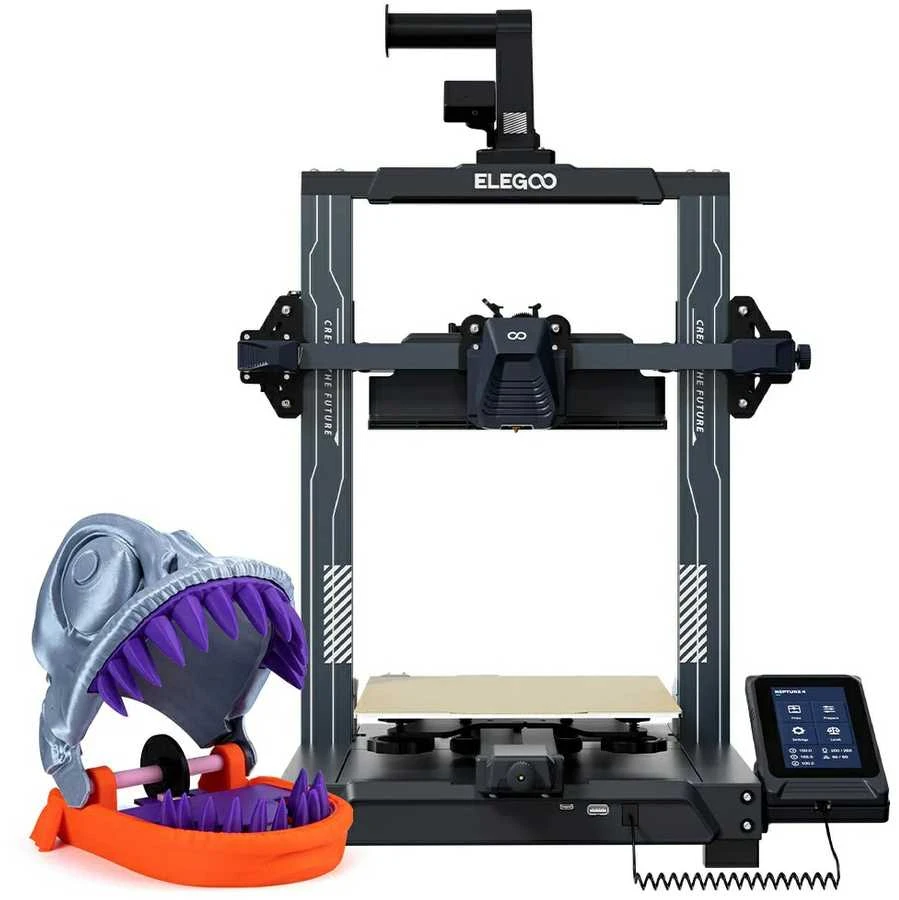 Elegoo Neptune 4 su atspausdintu 3D modeliu