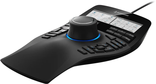 Pelė Hewlett Packard (HP) Myszka 3DConnexion SpaceMouse Enterprise su laidu juoda