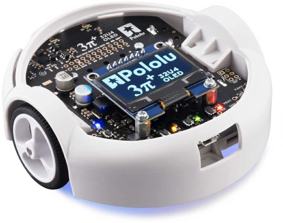 3pi+ Turtle Edition robotas su OLED ekranu