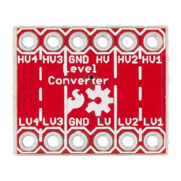 SparkFun loginių lygų keitiklis, viršutinė pusė