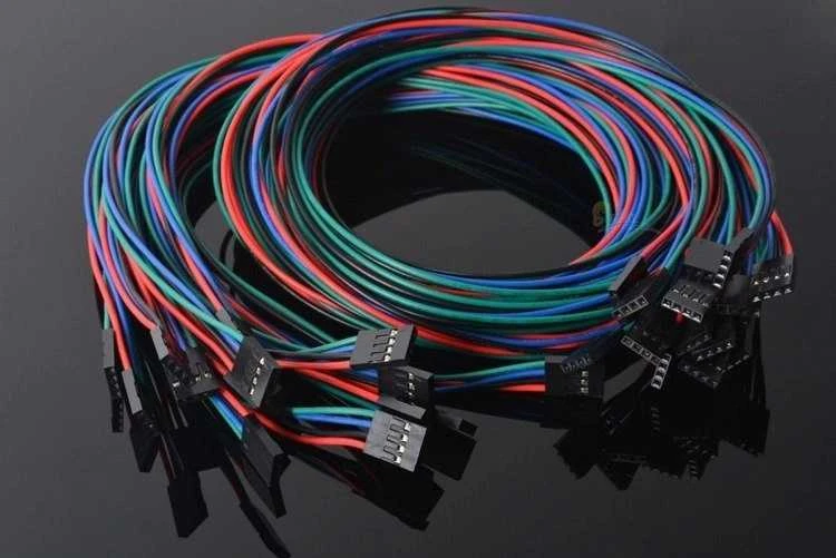 Oem 4 kontaktų 70 cm FF laidai, skirti RepRap 3D spausdintuvo jutikliams