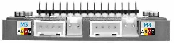 4EncoderMotor Module – 4 kanalų variklio valdiklis – STM32 + BL5617 – M5Core kūrimo moduliams – M5Stack M138