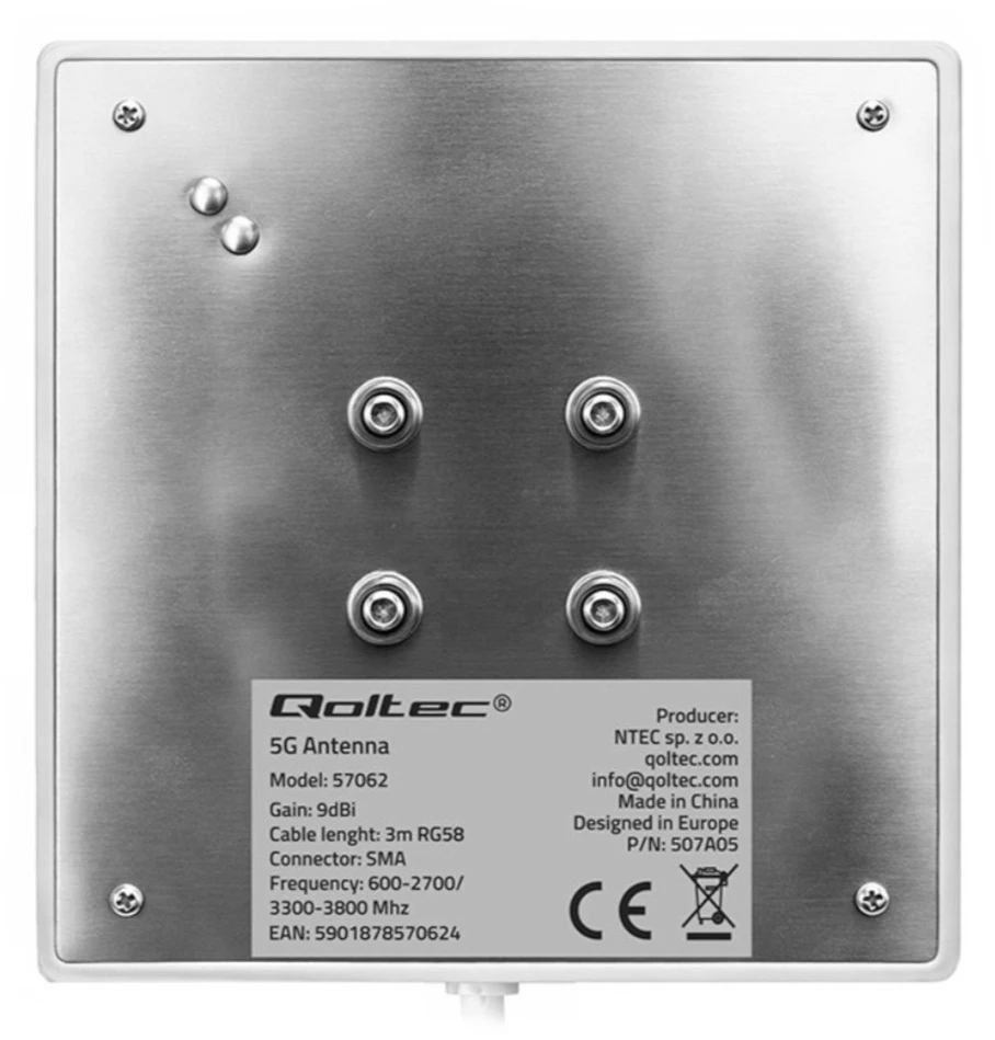 4G/5G LTE antena - 9dBi - išorinė - Qoltec 57062