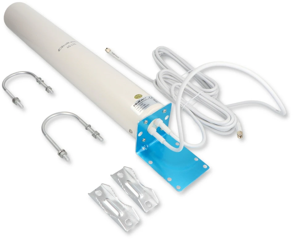 Qoltec Antena 4G LTE DUAL | 12dBi | įvairiakryptis | lauke