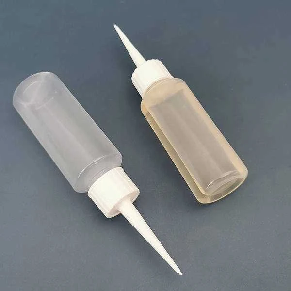 50ml buteliukai su ilgu aplikatoriumi