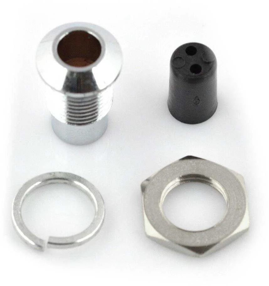 Oem 5mm LED laikiklis - metalinis išgaubtas - 5vnt