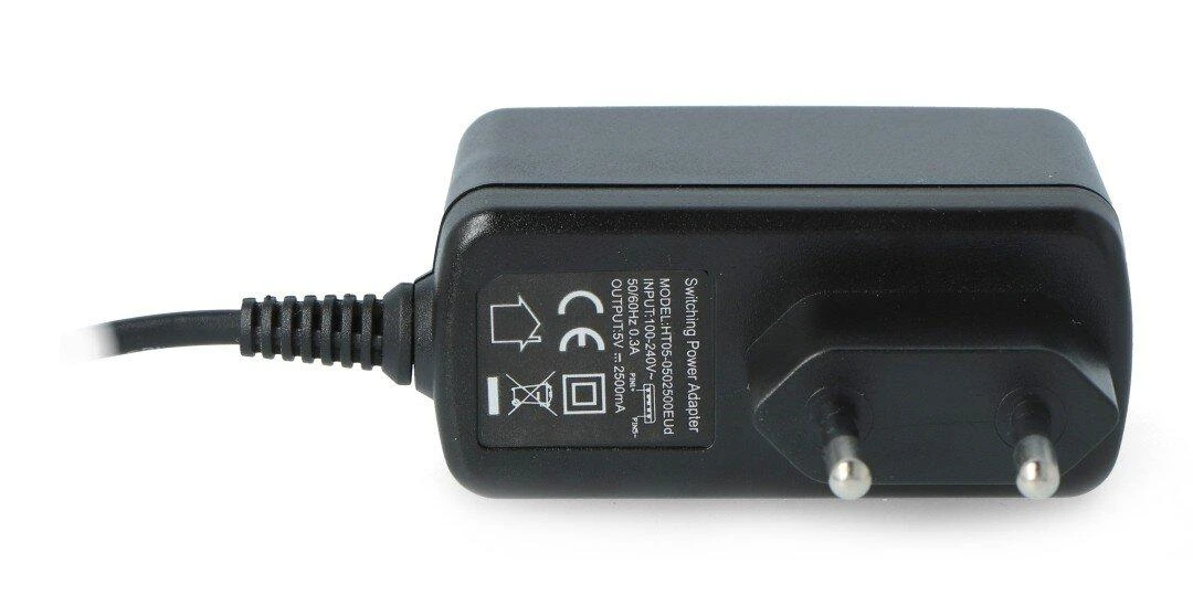 Maitinimo adapteris 5V 2.5A su EU kištuku